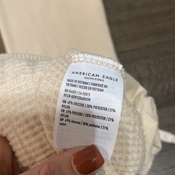 American Eagle waffle lounge flare pants | Size Medium - Picture 6 of 10
